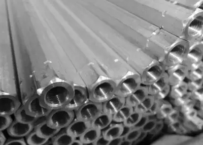 Steinjager End LInks and Short LInkages 3/8-24 3 Inches Long Bare Aluminum 4 Pack