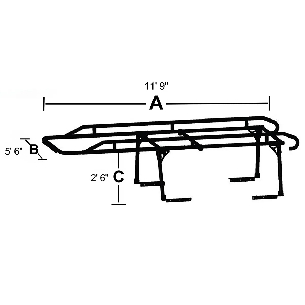 Ladder Rack Trail fx Ladder Carrier product image