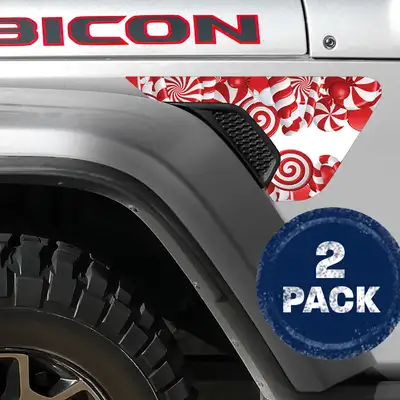 Under The Sun Inserts Candy Land 2pc Vinyl Fender Decal