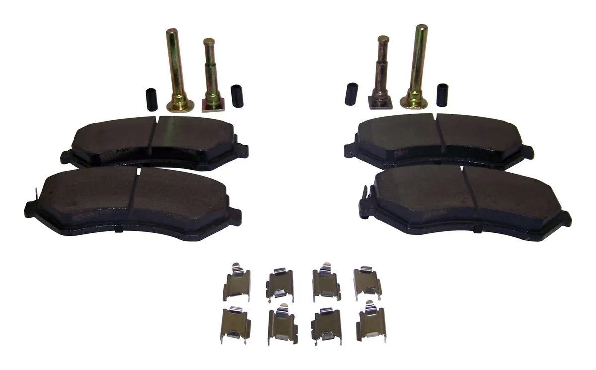 2002-2007 Liberty KJ Front; Kit Includes: Brake Pads Springs and Caliper Pin Kit product image