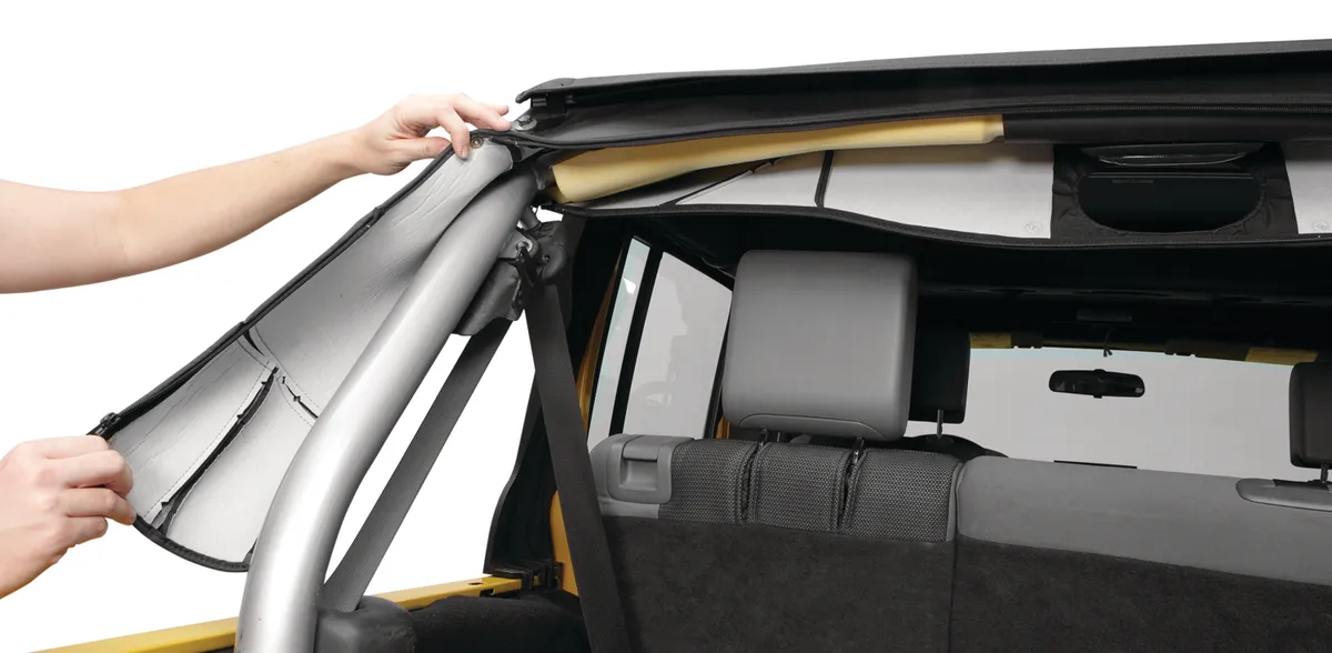 Jeep Sport Bar Covers For Jeep 2007-2018 Wrangler JK 4 Door Black Diamond Bestop product image