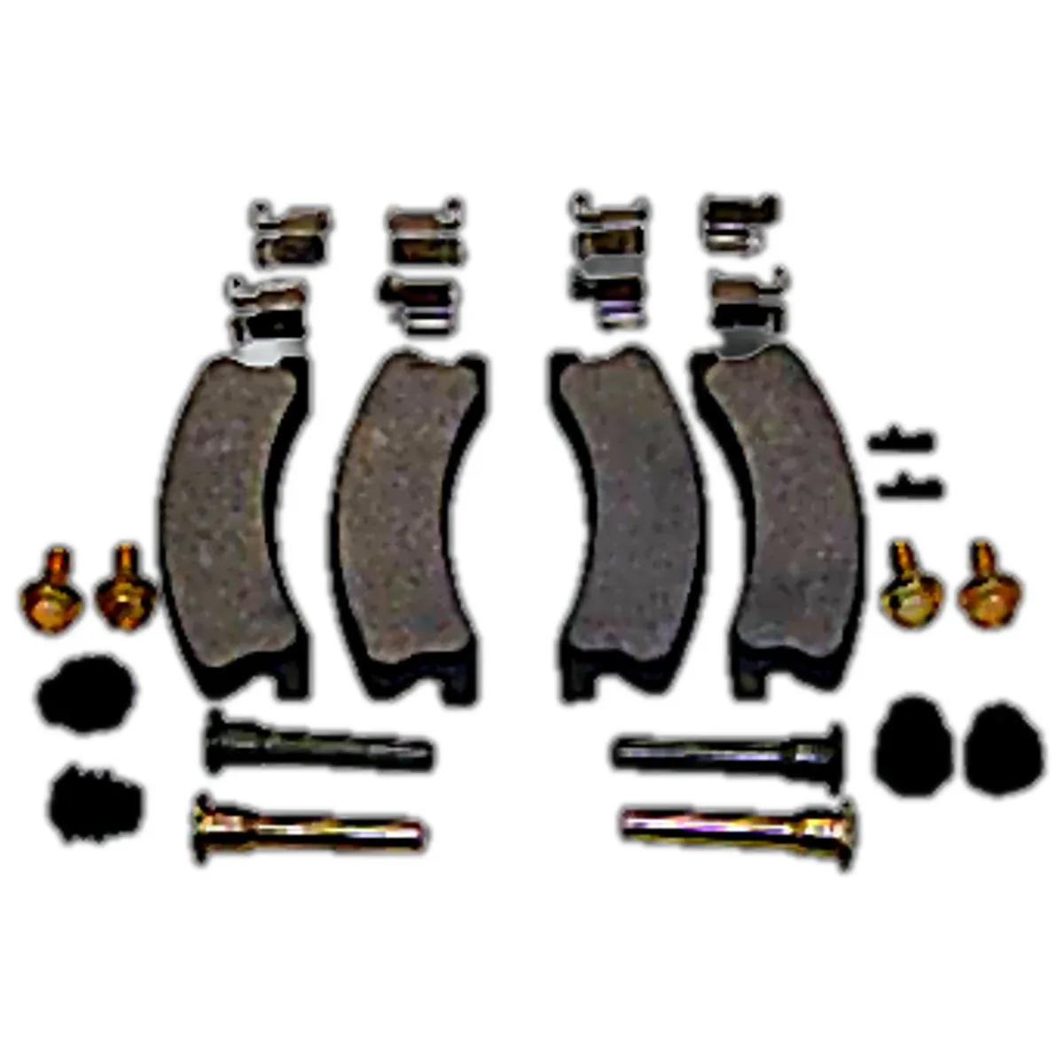 1999-2004 Grand Cherokee WJ WJ (US) model w/ Akebono Calipers (Silver); Kit Includes: Brake Pads Springs and Caliper Pin Kit; Front 2001-2004 Grand Cherokee WG WG (Europe) model w/ Akebono Calipers (Silver); Kit Includes: Brake Pads Springs and Calip product image