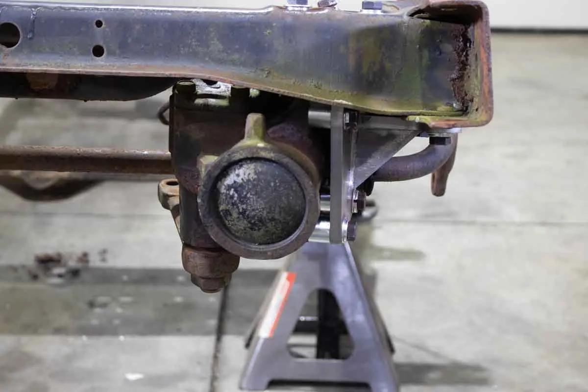 HD Steering Box Brace 76-86 CJ7 and CJ8/Scrambler Fishbone Offroad product image