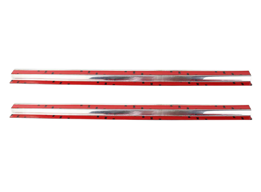 Jeep TJ Entry Guards Pair 97-06 Wrangler TJ Polished Silver Kentrol product image