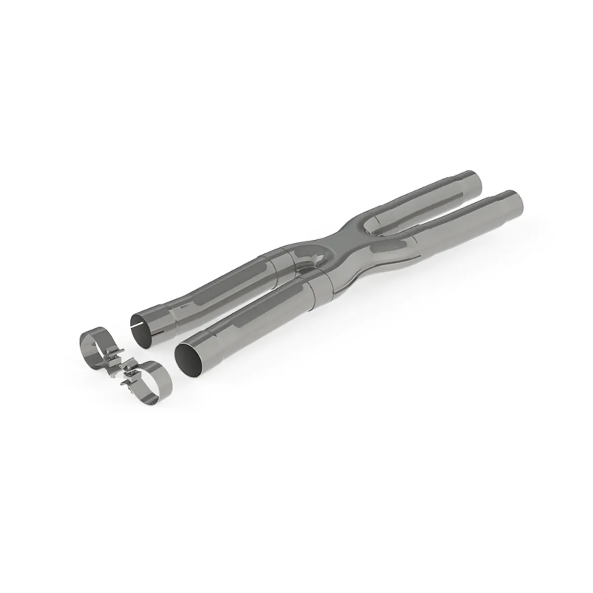 MBRP 2.5 Inch Exhaust Resonator Bypass X-Pipe For 15-Up Ford Mustang GT 5.0L MBRP product image