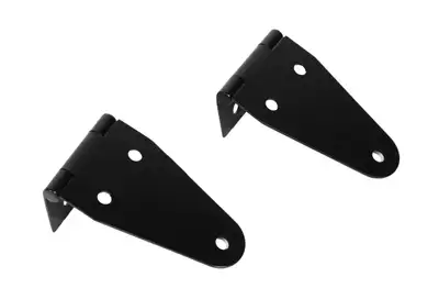 Kentrol Jeep CJ/YJ Hood Hinge Pair 55-95 CJ and Wrangler YJ Powdercoat Black Kentrol