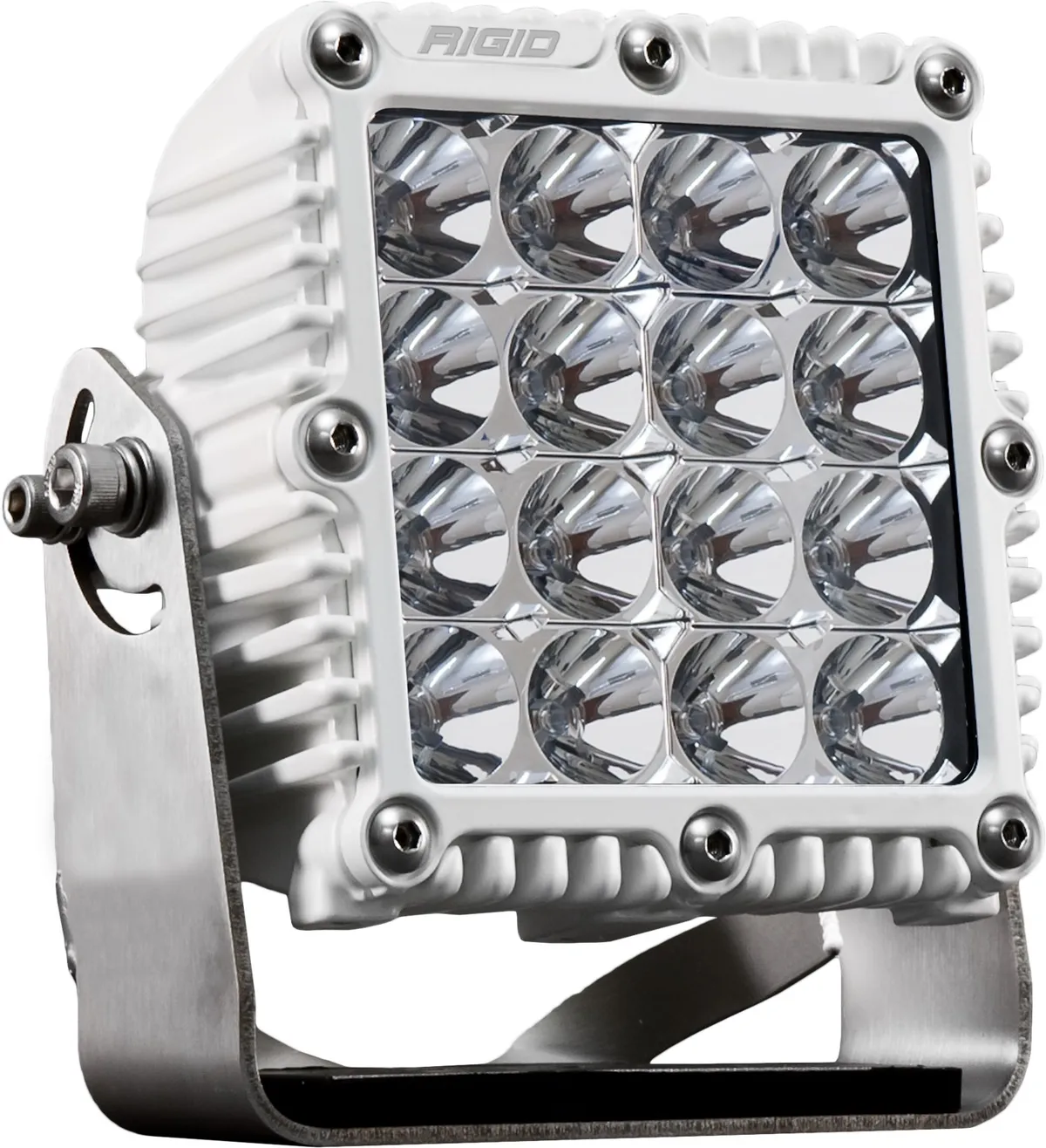 Rigid Industries 245113 Q-Series Pro LED Light, Flood Optic, White Housing, Single product image