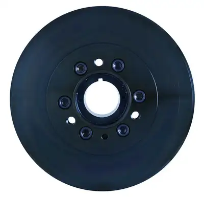 Fluidampr Chevy Big Block 396 - 427 Cid V-8 Internal Balance Steel Black Zinc Finish O.D. 8 In. Performance Damper