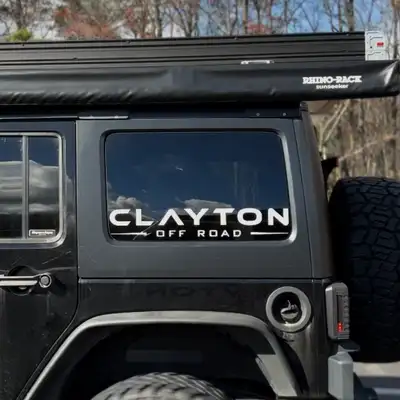 Clayton Off Road Clayton Off Road Window Sticker