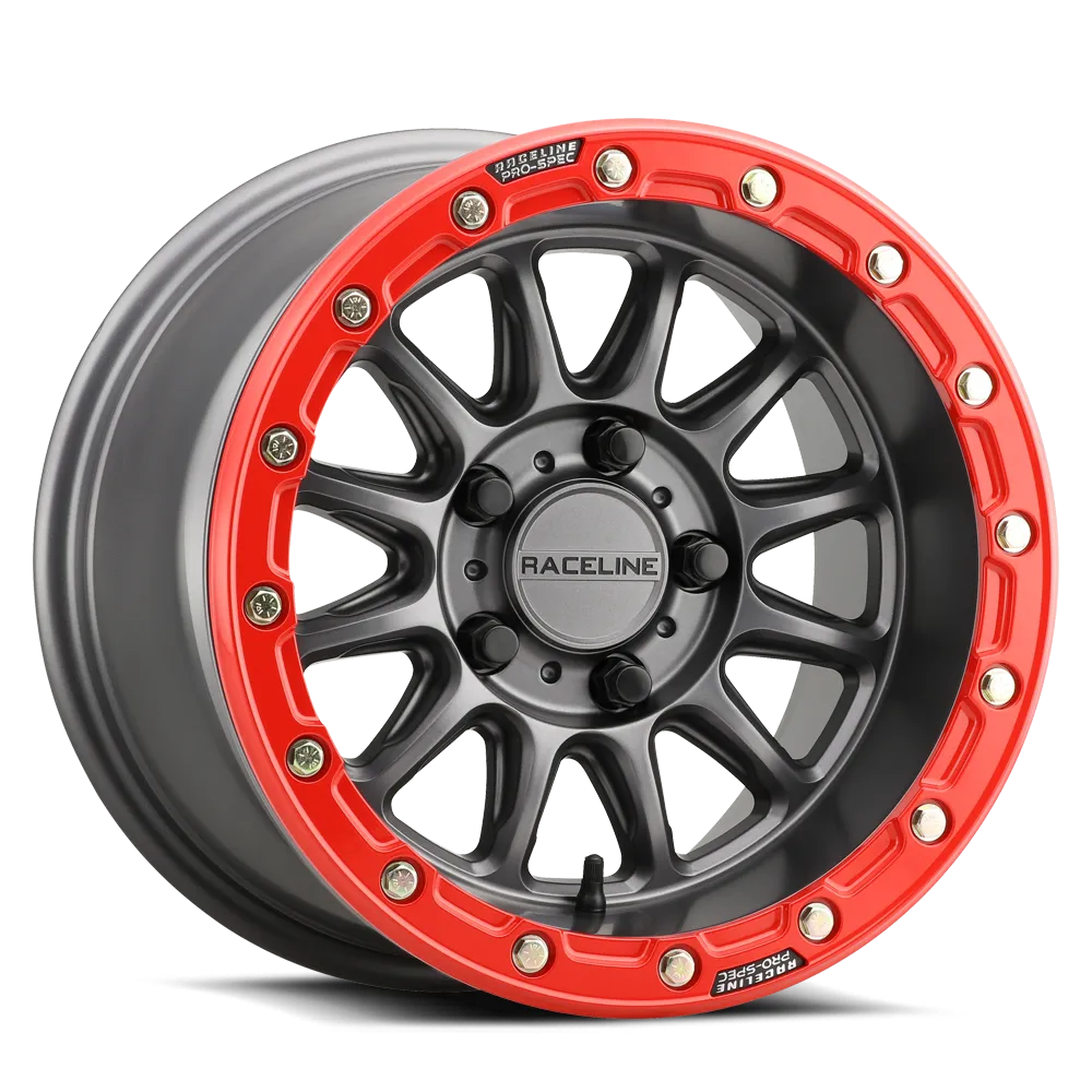 A14gr Alpha UTV Beadlock Gunmetal W/Red Ring 15x7 5x114.3 +53 product image