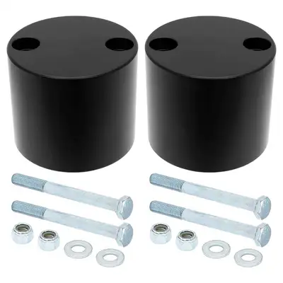 aFe Power Bump Stop Kit 07-18 Wrangler JK Rear Includes Billet Aluminum Spacers Urethane Bump Stops Hardware RockJock 4x4