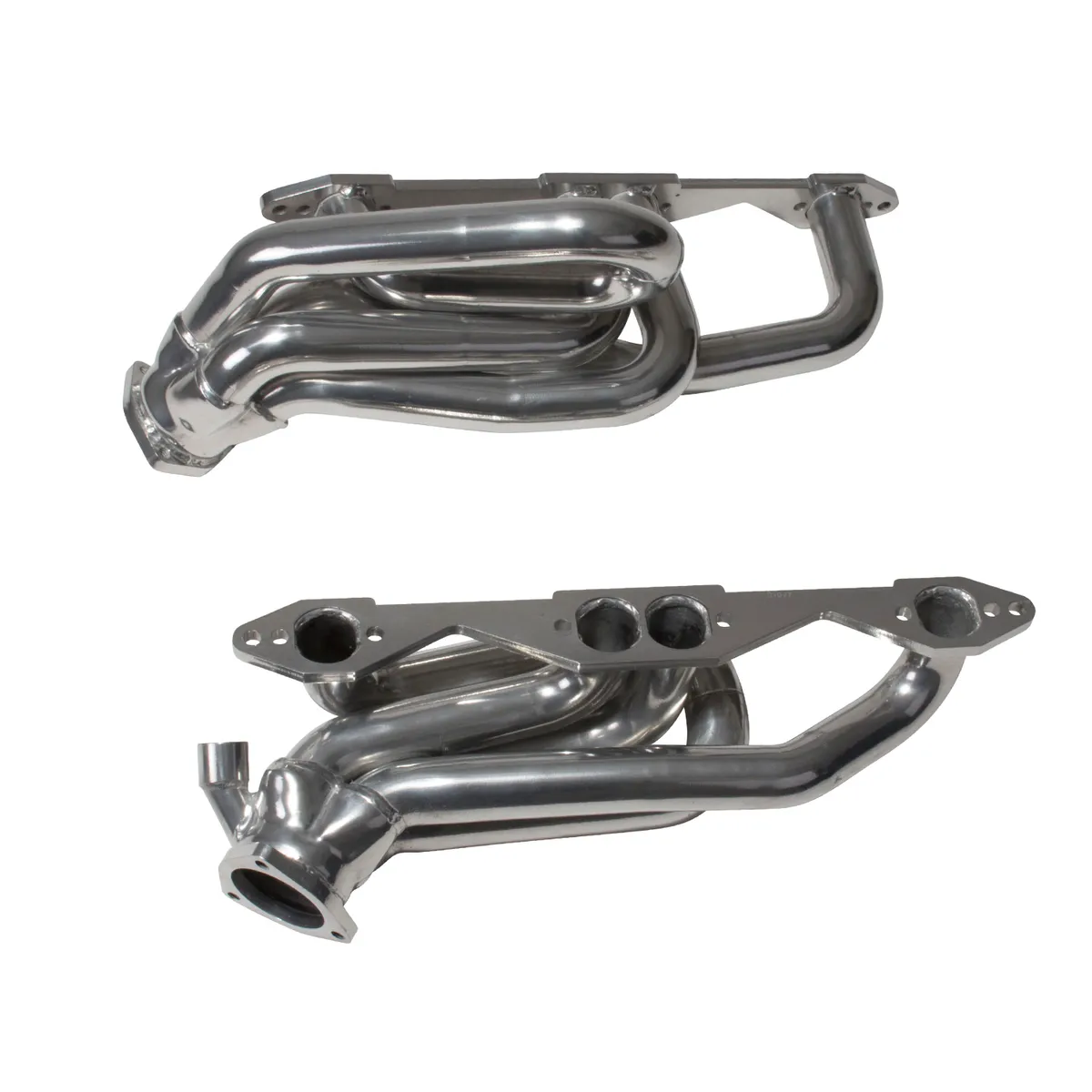 Chevrolet GM Truck SUV 5.0 5.7 1-5/8 Shorty Exhaust Headers Polished Silver Ceramic 96-99 product image