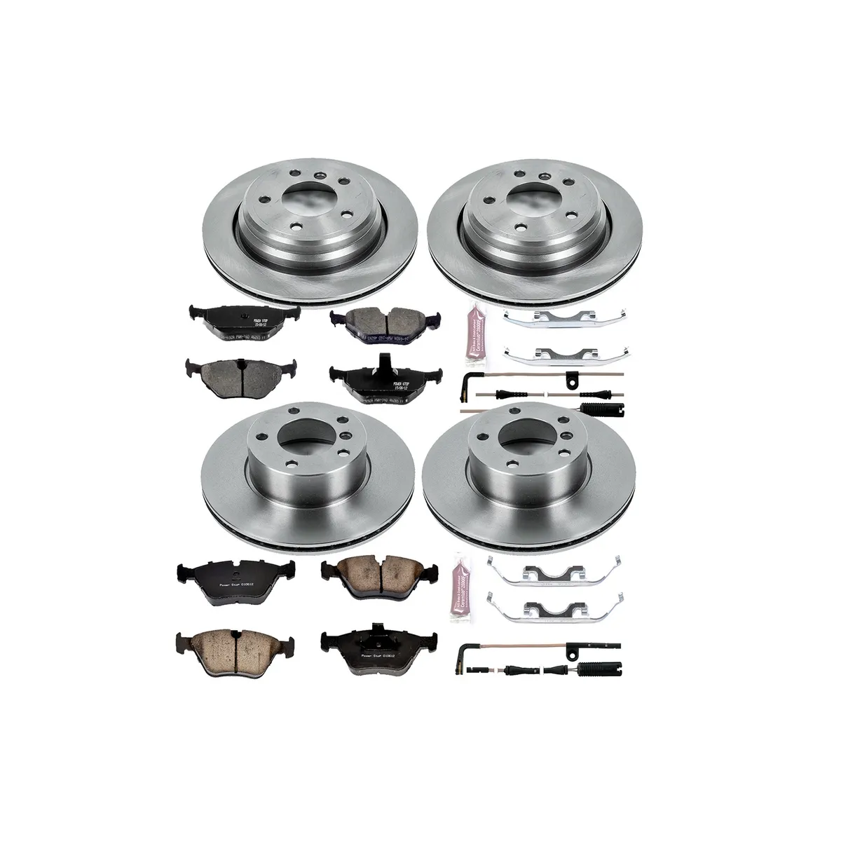 Z17 Direct Replacement Kit: Rotors; Ceramic Pads W/Hardware; Pad Sensors product image