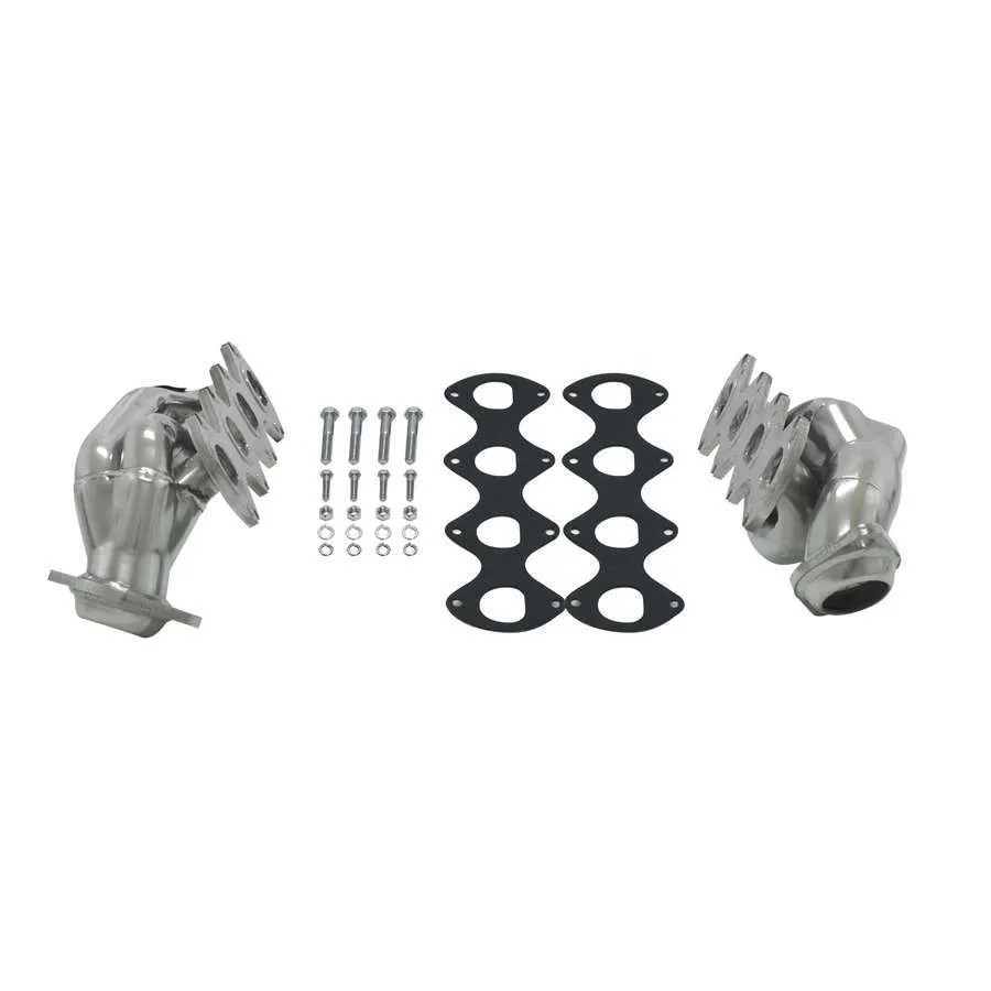 05-10 Ford F150 F250 Expedition 5.4L V8 Shorty Header 1-5/8in Primary 16 Gauge Tubing 3/8in Flange Silver Ceramic Coating CARB Certified 409S Stainless Steel product image
