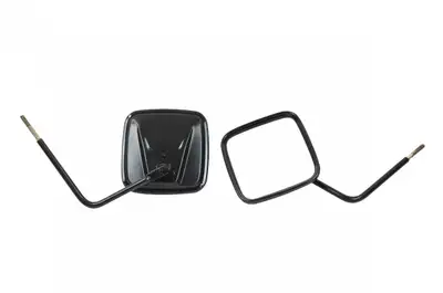 Kentrol JEEP CJ/YJ/TJ/JK Outback Mirrors Pair 76-18 CJ and Wrangler YJ/TJ/JK Powdercoat Black Kentrol