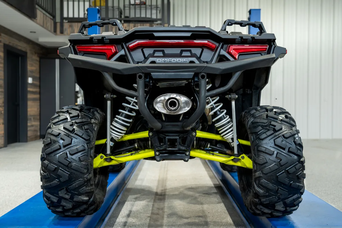 2020-Up Polaris Sportsman XP 1000S and Scrambler XP 1000 Sport Series Oval Slip-On Muffler with 3 Inch Tip MBRP product image