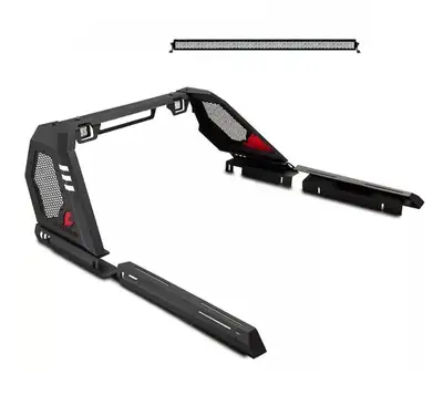 Black Horse Off Road Black Horse Off Road Vigor Roll Bar Kit Black Steel VIRB09B-KIT