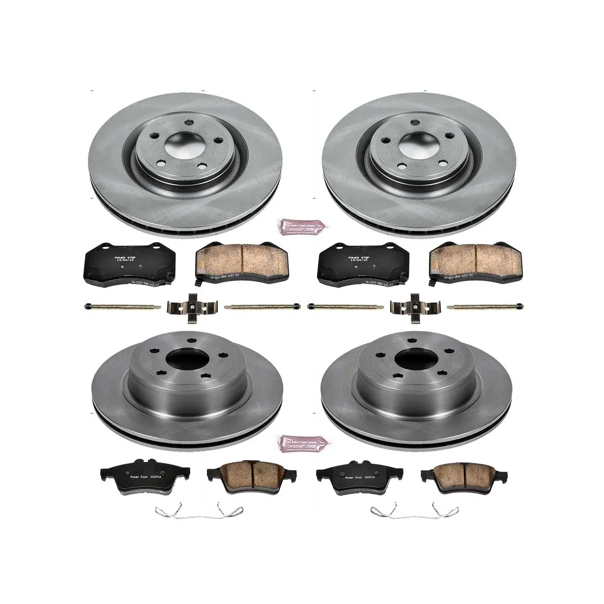 Z17 Direct Replacement Kit: Rotors; Ceramic Pads W/Hardware product image