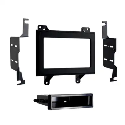 Metra Electronics Custom Fit Mounting Kit; Iso Din W/Pocket or Double Din Radio Provision; Incl.: Radio Trim Panel/Radio Brackets/Pocket/Screws;