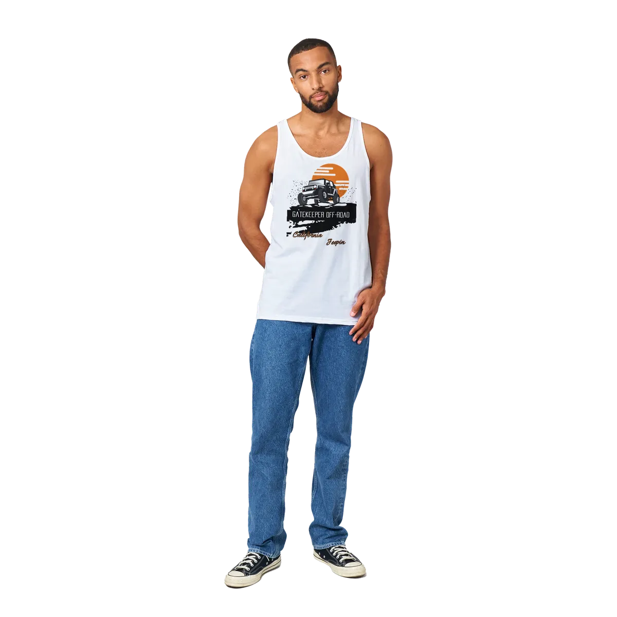 GateKeeper Cali Jeepin Premium Unisex Tank Top product image