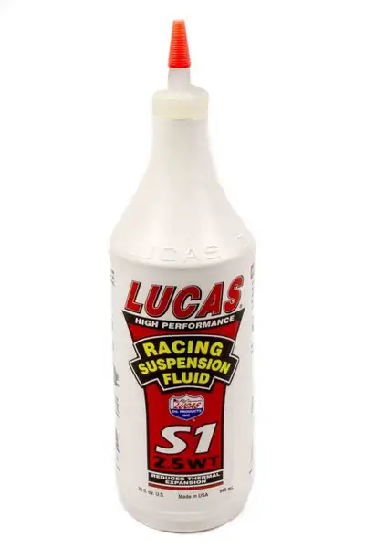 Lucas Oil Products Synthetic s1 Racing Supension Fluid 2.5 wt 1 Quart Case of 12