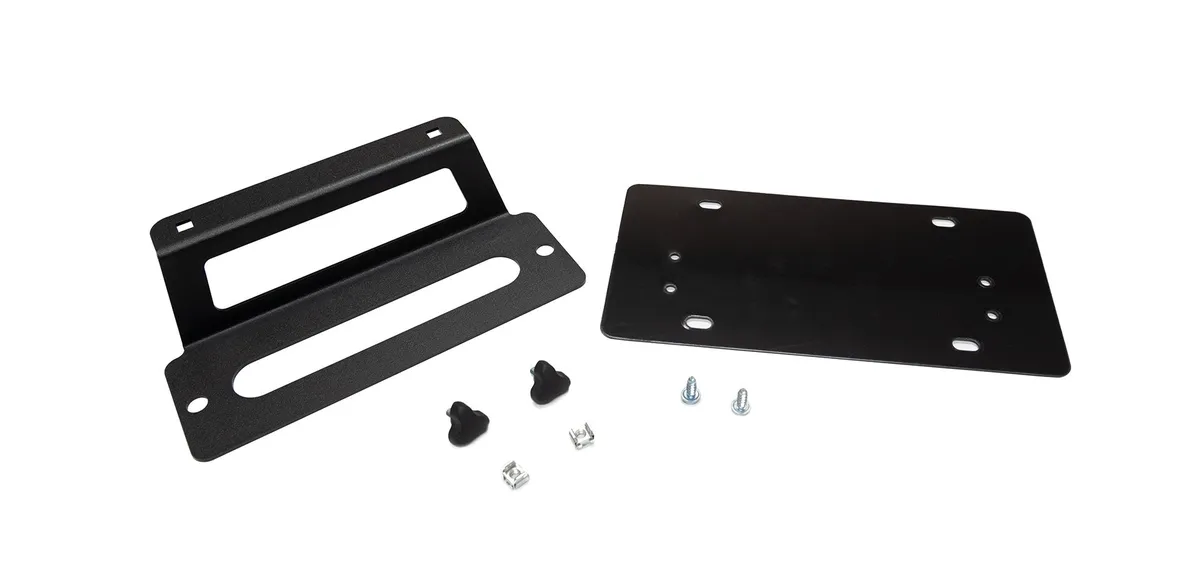AEV Hawse Fairlead License Plate Bracket for AEV EX/RX Front Bumper product image