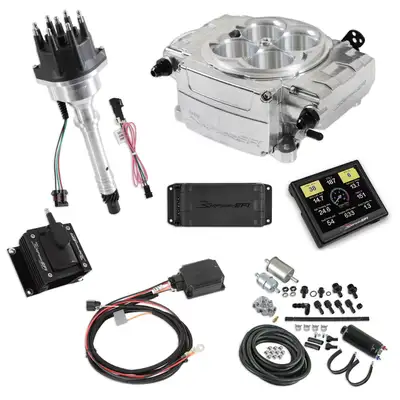Holley Sniper-2 EFI Master Kit w/SBC Ignition Polished
