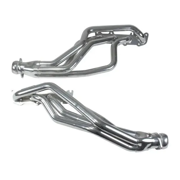 BBK Performance Ford Mustang Coyote Swap 1-3/4 Long Tube Exhaust Headers Polished Silver Ceramic 86-04