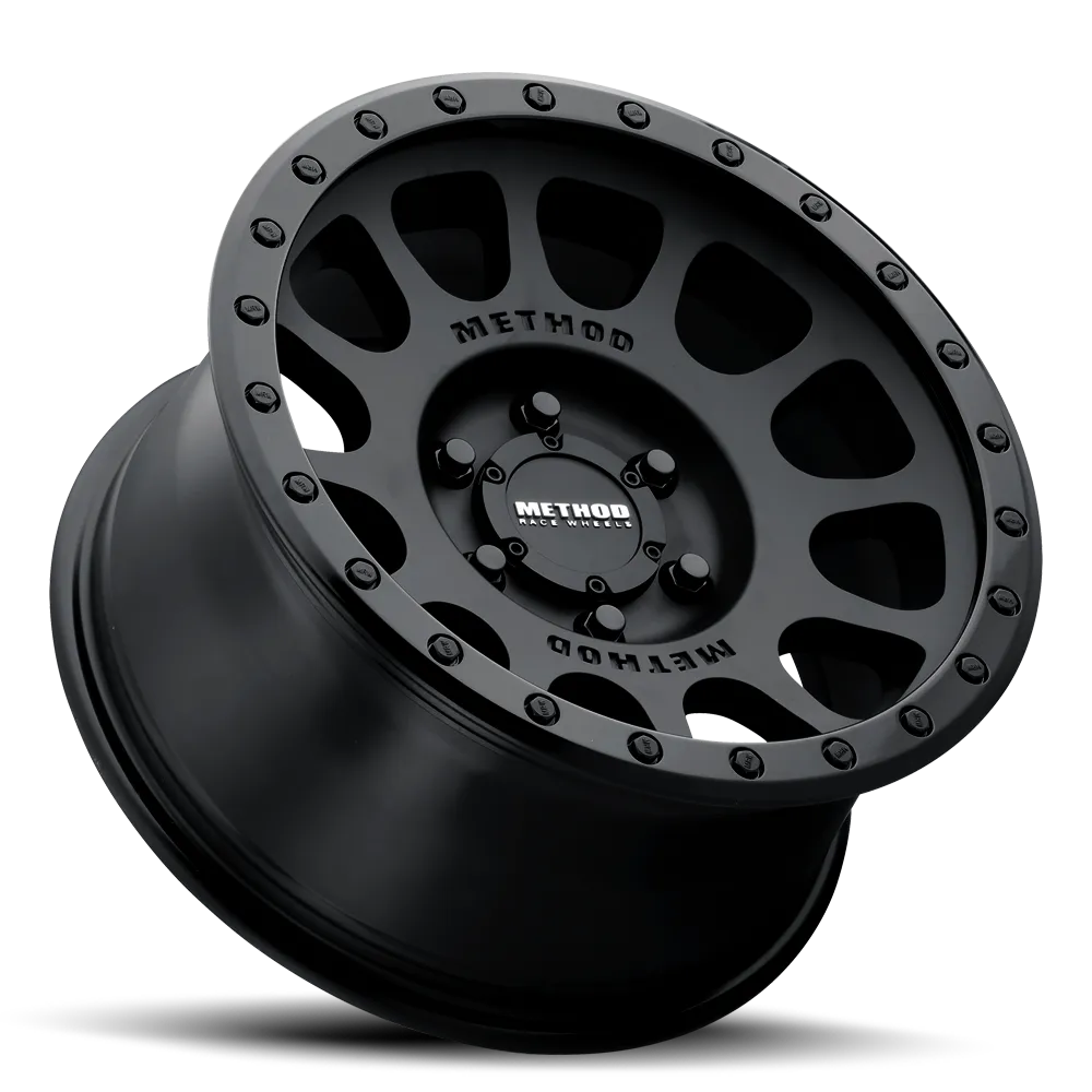 Method Race Wheels Aluminum Wheels 18x9 NV HD MR305 Bolt Pattern 8 On 180 Offset 18 Lip Size 1.38 Matte Black MB Method