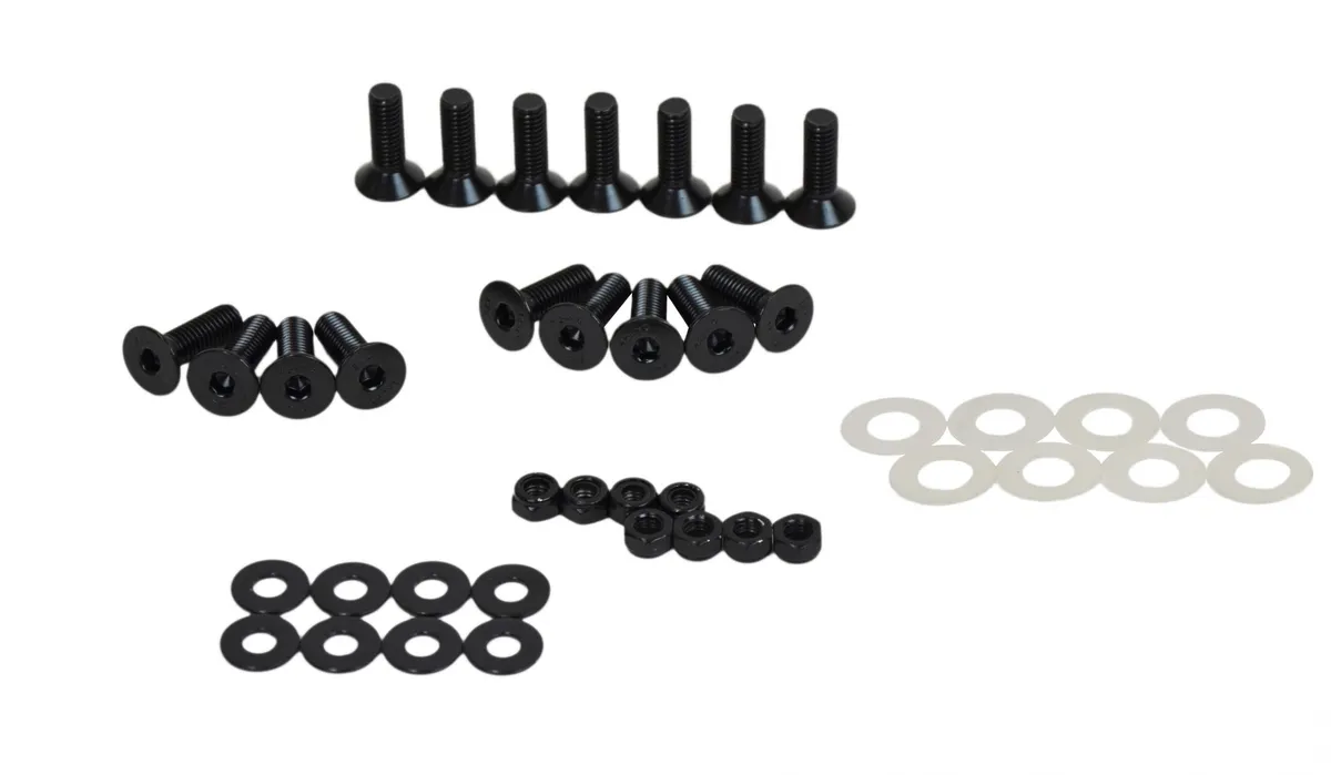 Jeep JK Door Hinge Set 8 Pieces 4 Door 07-18 Wrangler JK Textured Black Kentrol product image