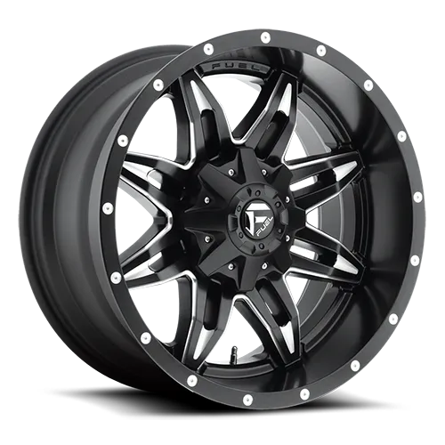 Aluminum Wheels 15X10 Lethal D567 5 On 114.3/5 On 120.7 Matte Black/Milled 72.6 Bore -43 Offset Fuel Off Road Wheels product image