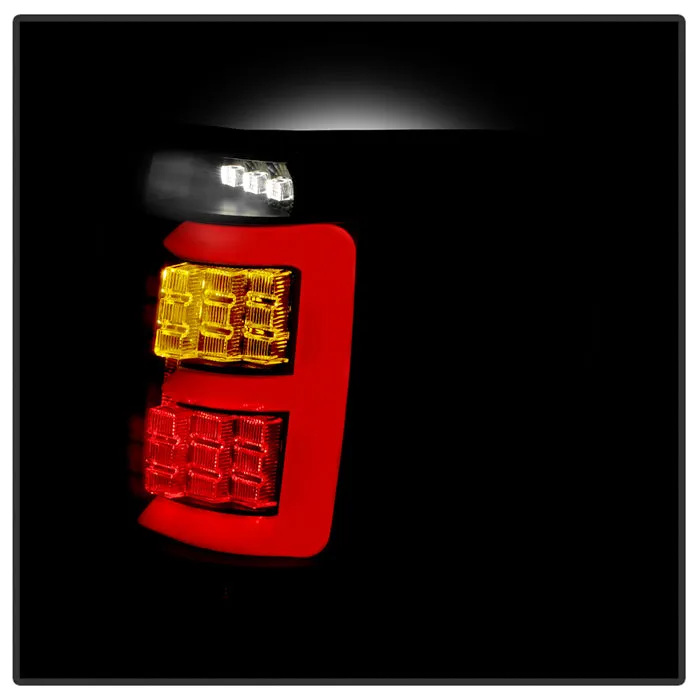 ( Spyder ) Jeep Grand Cherokee 99-04 Light Bar LED Tail Lights Version 3 - Black Smoke product image