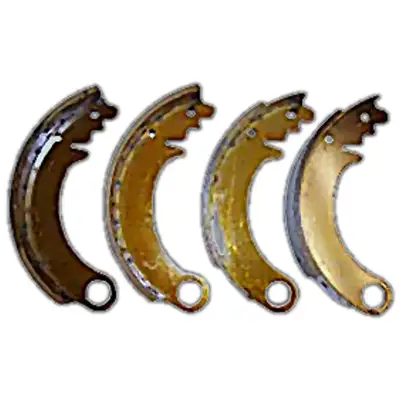 Crown Automotive Jeep Replacement 4145 Mb/4549 Cj2a/4853 Cj3a/5052 M38 Brake Shoe Set