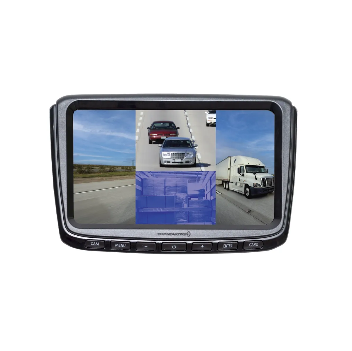 Heavy Duty Vision System W/7 In. Ahd Monitor; 7 In. 4-Channel Dvr W/Trigger Wires; up to 256g sd Card; 4 Pin Aviation Connection; Incl. Fltw-1000 Camera And 20m 4 Pin Harness; product image