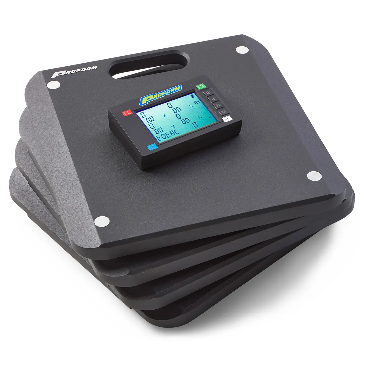 Slim Wireless Vehicle Scale System 7,000LB Capacity 1,750LB Per Pad Rating Includes 4 Pads Proform product image