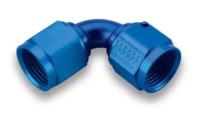 Earl's Performance 90 Deg. Bent Inbin Nut to Inbin Nut