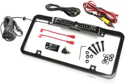 Edge Products Back-Up Camera License Plate Mount For Cts (Black)