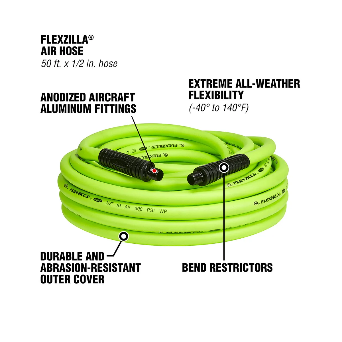 fz Air Hose 1/2in 50ft 3/8mnpt product image