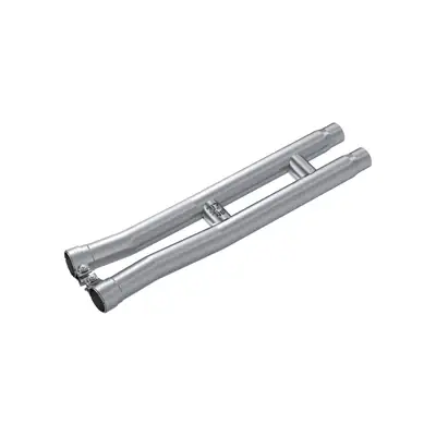 MBRP Exhaust MBRP T409 Stainless Steel 2.5 H-Pipe Resonator Bypass 2024-2025 Ford Mustang GT 5.0L (S650)