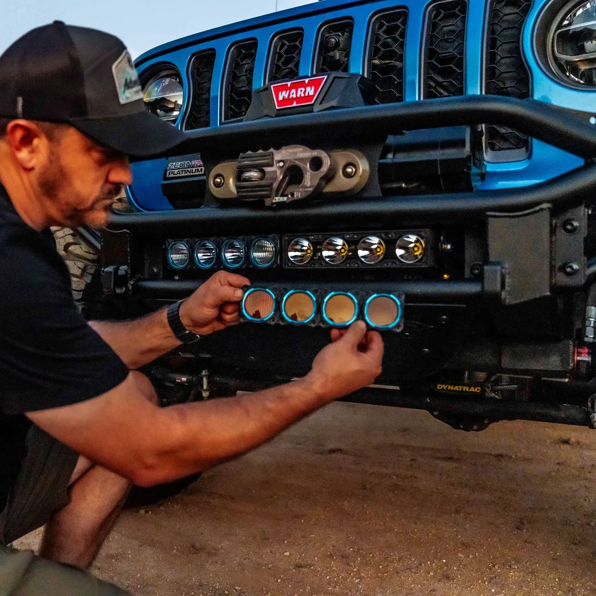 Flex Era LED Light Bar - Bezel Kit For 10 Segments - Blue product image