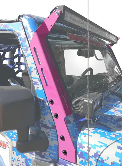 Steinjager Exterior Accessories 2007-2018 Light Mounts A-Pillar Brackets Pinky