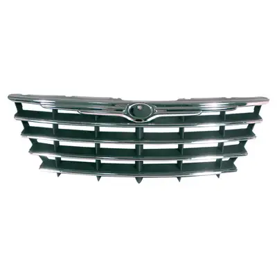 Crown Automotive Jeep Replacement Grille; Front; For Use w/ 2001-2004 Chrysler-Dodge RG Europe Minivan; Front; w/o Headlamp Washer;