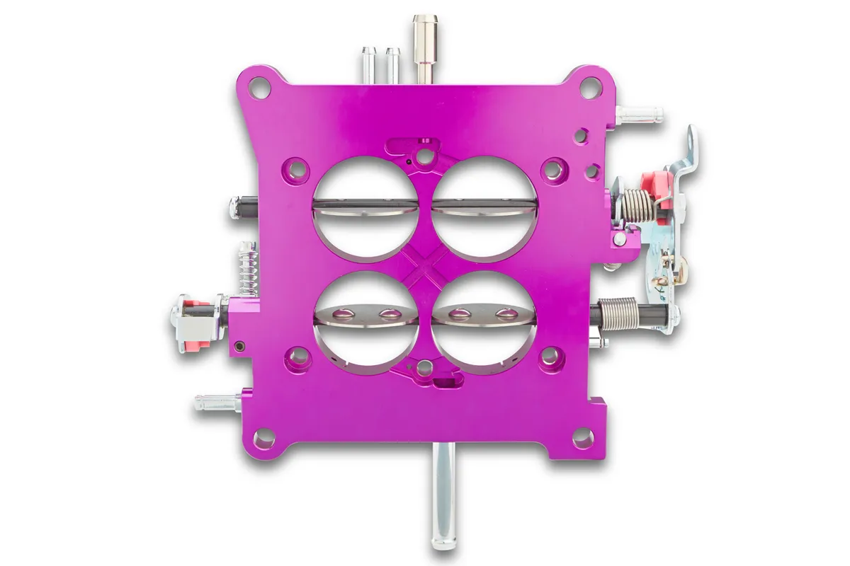 Carburetor Throttle Base Plate 4150 Model 650/700/750/800 CFM Mech. Sec. Carb Billet Aluminum Proform product image