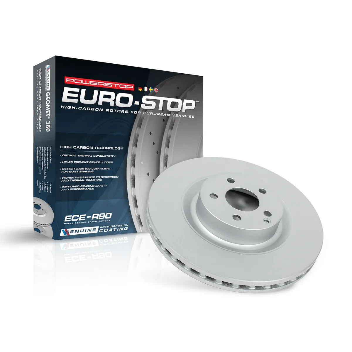 Evolution Coated Rotor Front 2011-06 Saab 9-3 product image