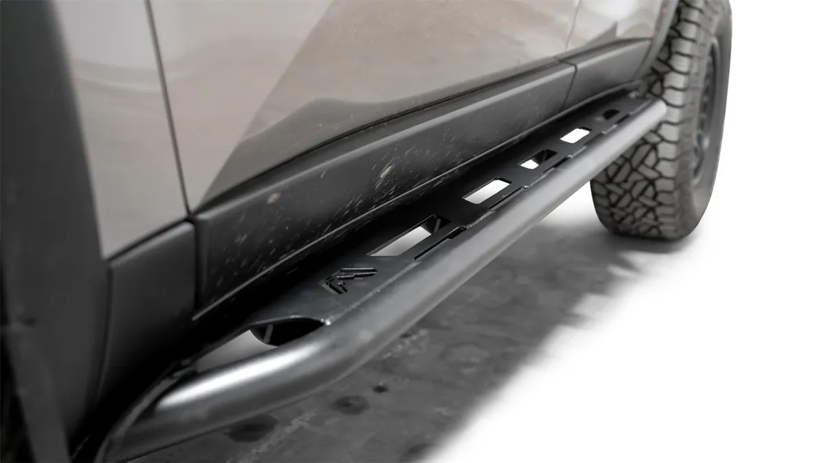 Rock Slider; Premium; Plate Steel; Carbon Black Powdercoat; product image