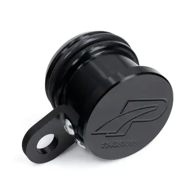 Pacific Performance Engineering Engine Oil Fill Delete Plug - Black