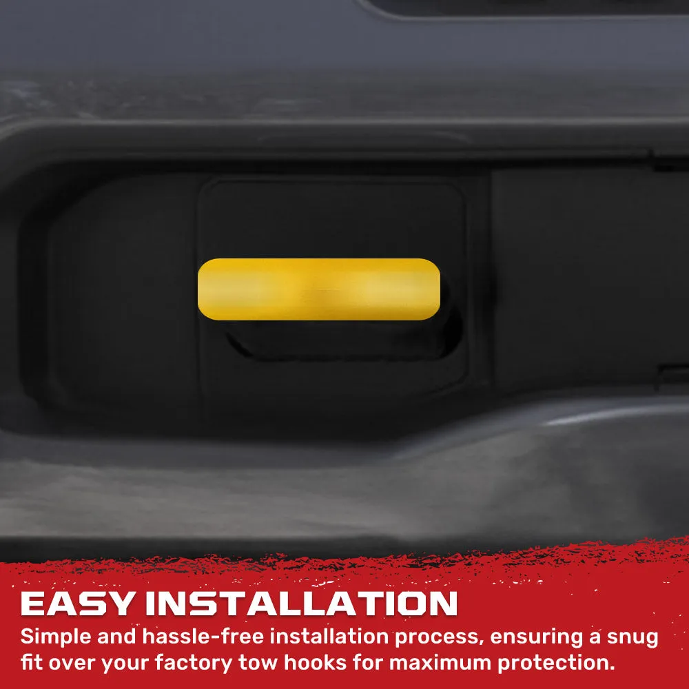 Chevy 20-25 Silverado 2500/3500 Tow Hook Covers 2-Piece Set of Silicone Covers Standard & LED Options - Multiple Colors product image