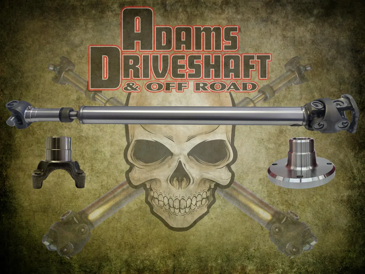 Adams Driveshaft JL Rear 1310 CV Driveshaft Sport 2 Door Extreme Duty Series product image