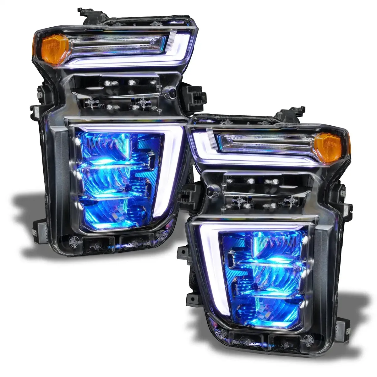 ORACLE Lighting 2020-2021 Chevrolet Silverado HD 2500 3500 ColorSHIFT RGB Headlight Demon Eye Kit product image
