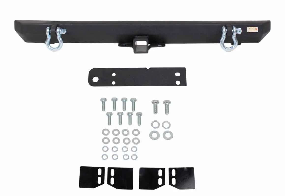 Jeep YJ/TJ Rear Bumper with Receiver For 87-06 YJ Wrangler TJ Wrangler Fishbone Offroad product image